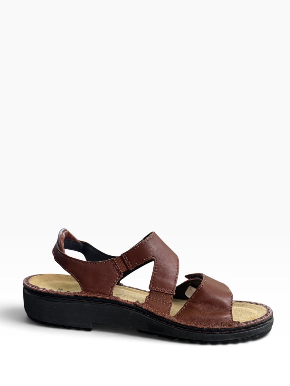 Naot Enid Banded Sandal Soft Chestnut Straps Arch Support Worn Once Size 8 - Picture 4 of 9